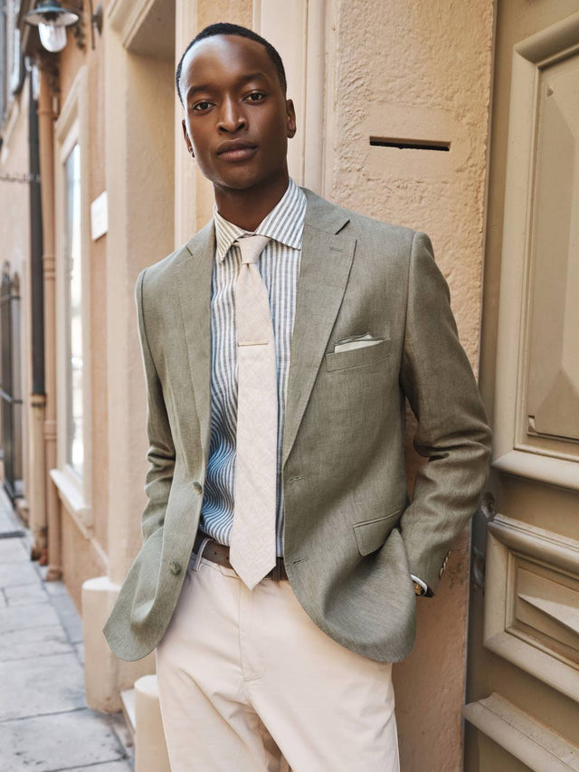 Green Blazer Tailored Fit