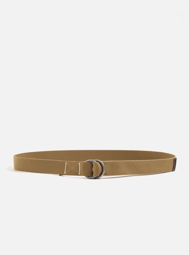 Dark Sand Canvas O Ring Belt