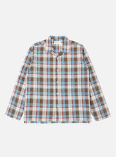 Brown Check 3 Long Pyjama Set