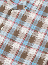Brown Check 3 Long Pyjama Set