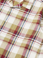 Red Brown Kip Check Long Pyjama Set