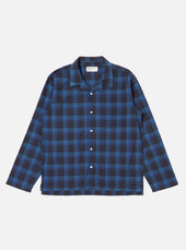 Blue Check Long Pyjama Set