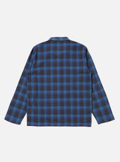 Blue Check Long Pyjama Set