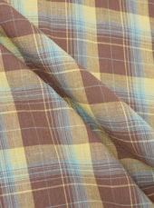 Brown Check Short Pyjama Set