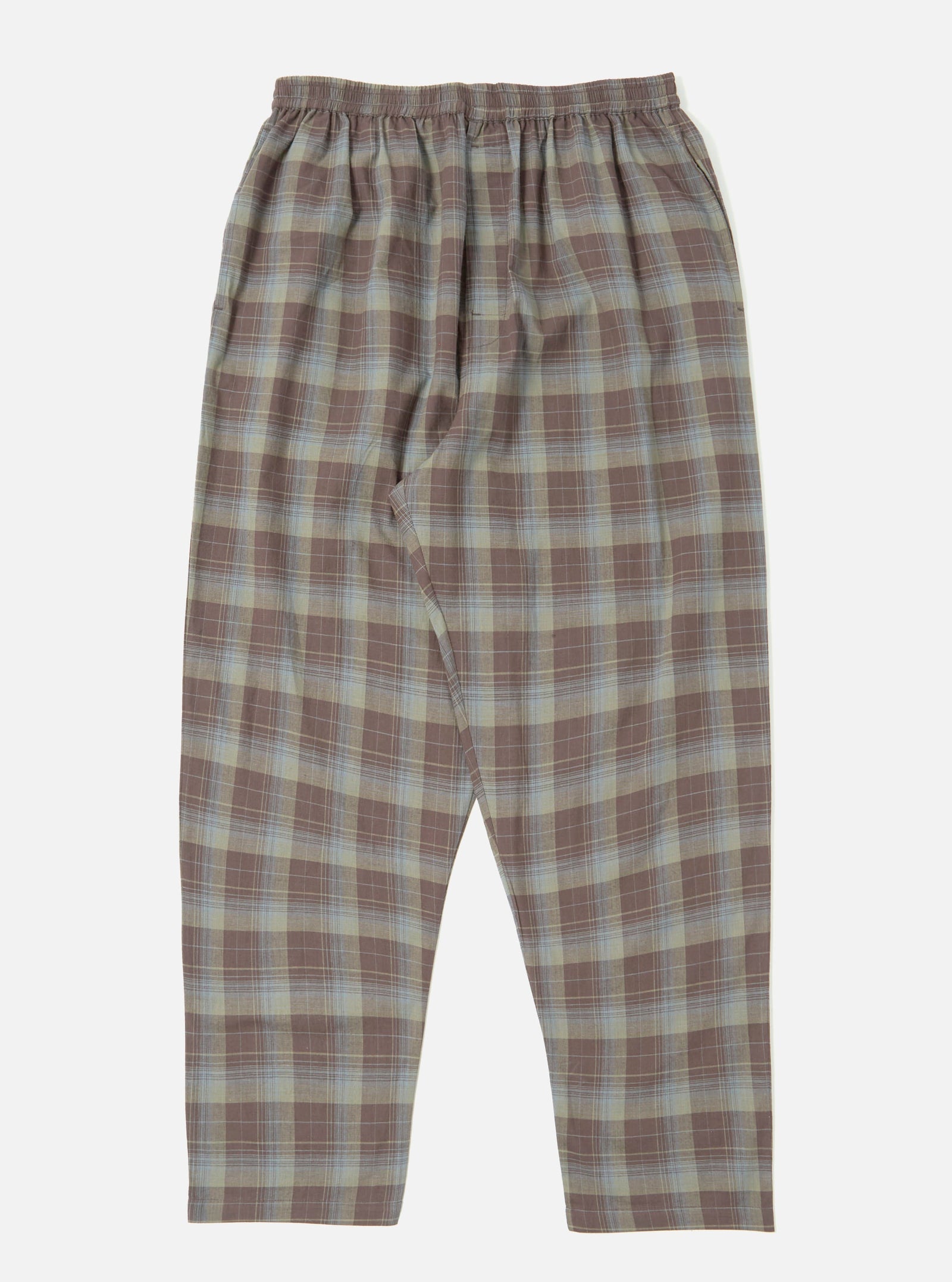 Green Brown Check Pyjama Pant