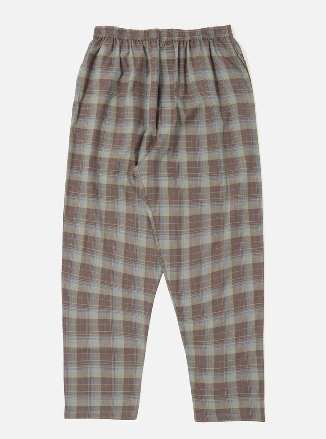 Green/Brown Check Pyjama Pant