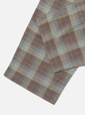 Green Brown Check Pyjama Pant