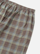 Green Brown Check Pyjama Pant