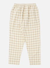 Ecru PJ Plaid Pyjama Pant