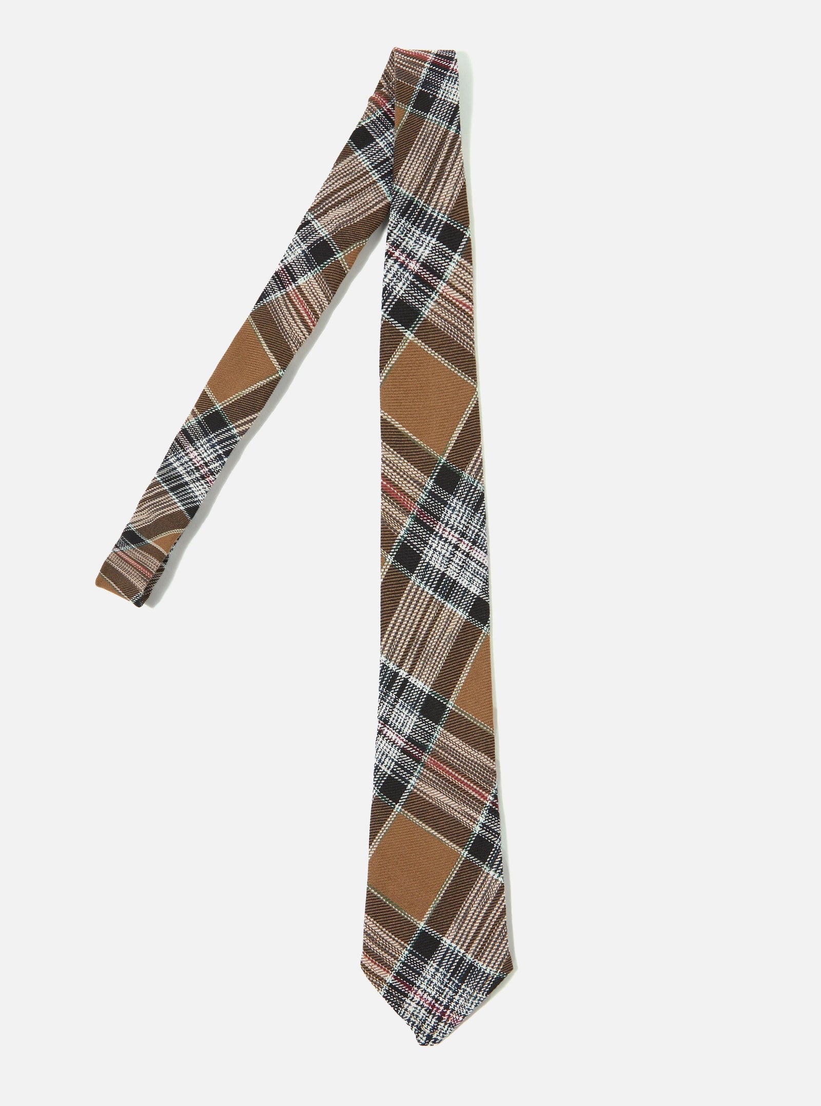 Ikat Twill Check Tie
