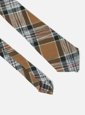 Ikat Twill Check Tie