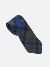 Ikat Twill Check Tie