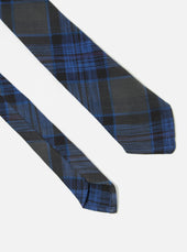 Ikat Twill Check Tie