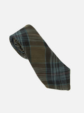 Ikat Twill Check Tie