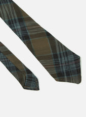 Ikat Twill Check Tie