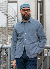 E11 Hickory Japanese 10oz Raglan Chore Jacket