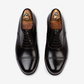 Punch Cap Oxford - Black - Mod Last - Blake Line