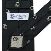 Geometrical Jacquard Silk Tie