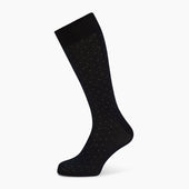 Pale Blue Polka Dot Mid Length Socks