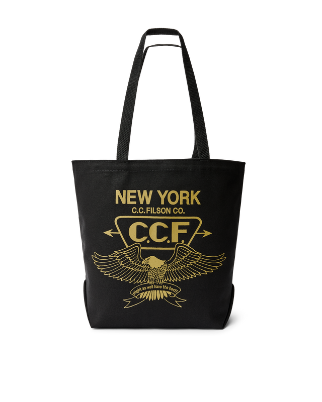 NYC Graphic Tote Bag - Black