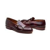 Myron Monk Strap Loafer Chestnut Museum Calf New Age