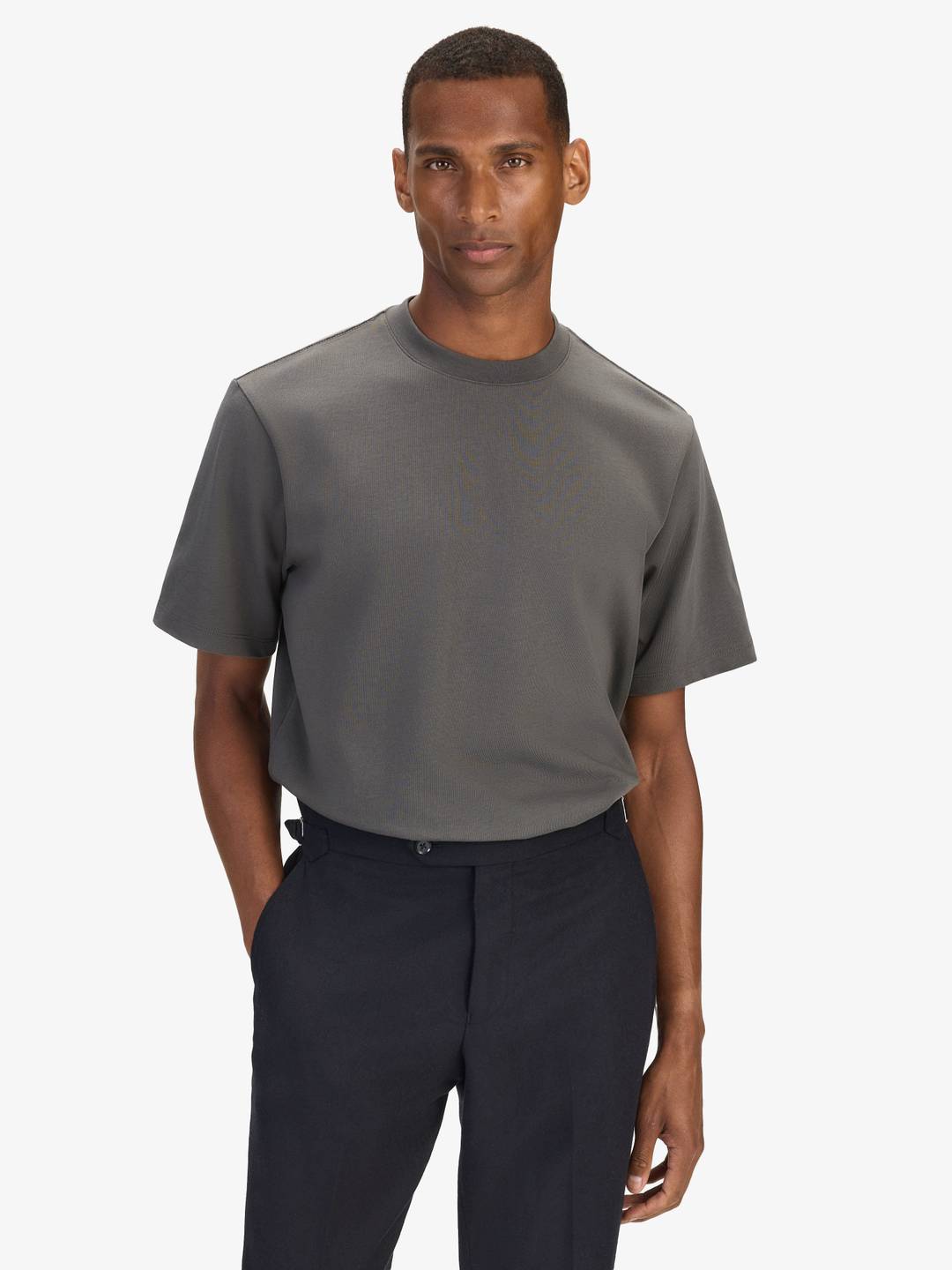 Grey Green Casual Fit Heavyweight T-Shirt