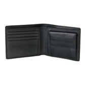 Moneda Coin Wallet Black Leather