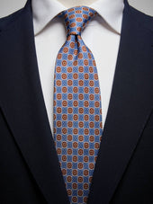 Blue Tie Geometric