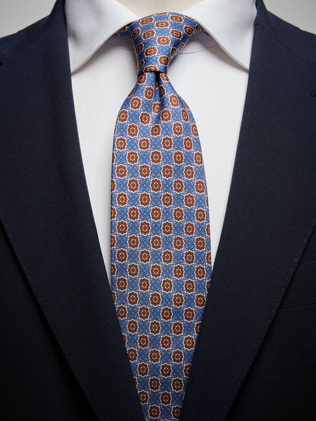 Blue Tie Geometric