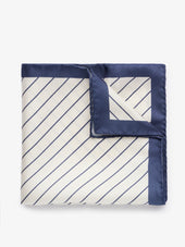 Light Pinstripe Pocket Square