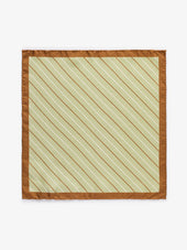 Light Pinstripe Pocket Square