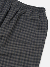 Navy Seersucker Plaid Pyjama Pant