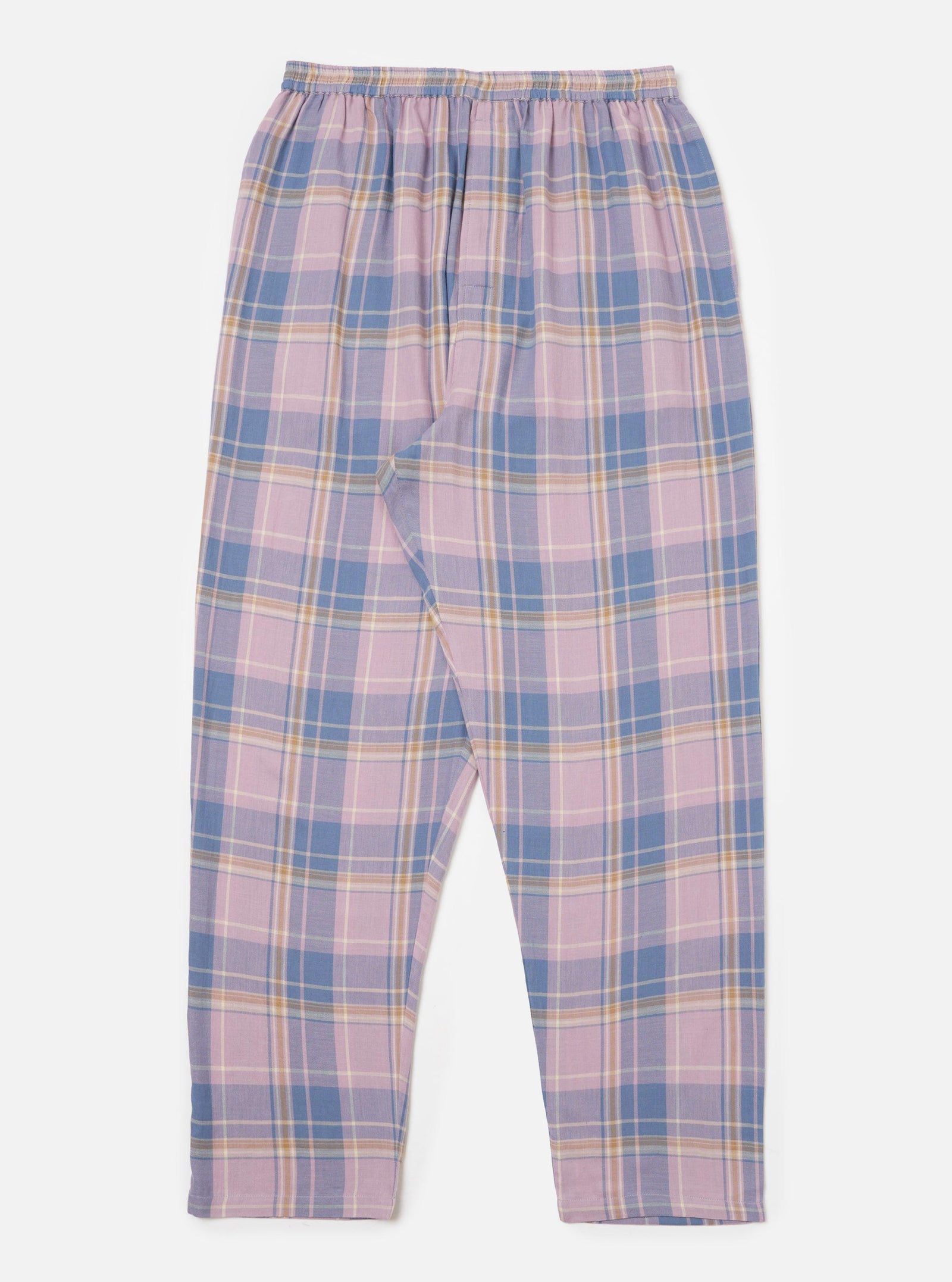 Pink Blue Pastel Plaid Pyjama Pant