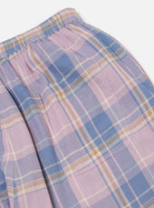 Pink Blue Pastel Plaid Pyjama Pant