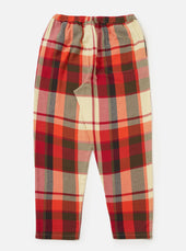 Red Earth Check Long Pyjama Set