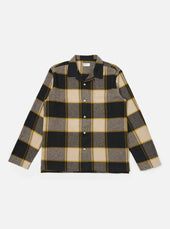 Sand Brushed Big Check Long Pyjama Set