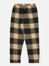 Sand Brushed Big Check Long Pyjama Set