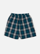 Brushed Plaid Pyjama Short
