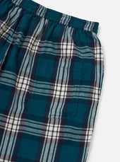Brushed Plaid Pyjama Short