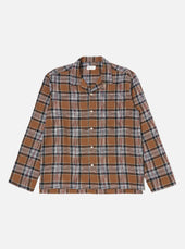 Ikat Twill Check Long Pyjama Set