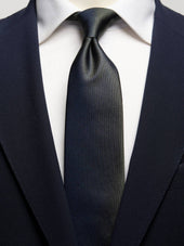 Dark Green Structure Tie Silk