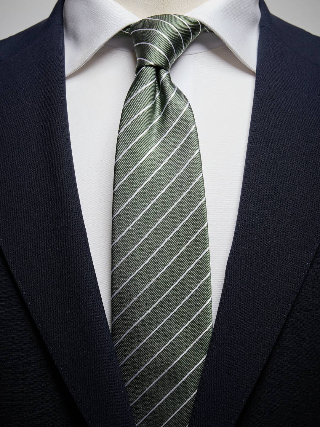 Pinstriped Tie Silk