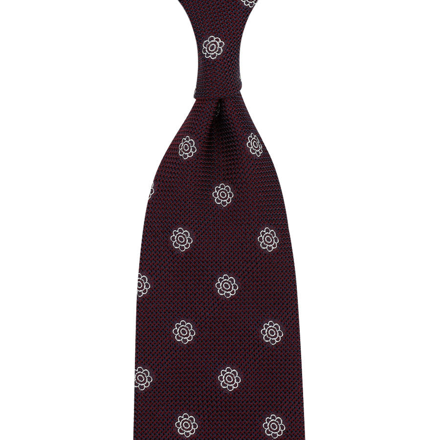Shibumi Flower Fina Grenadine Silk Tie