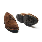 Aurora Split Toe Derby Snuff Repello Suede Norwegian Construction Hand Welted New Age