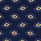 Ancient Madder Silk Bespoke Tie - Navy