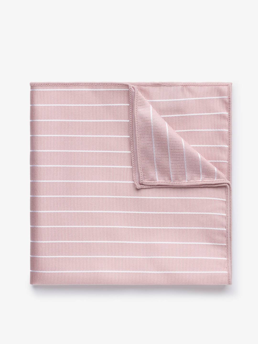 Pinstriped Pocket Square Silk