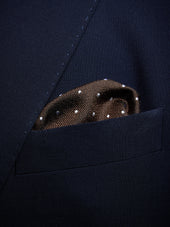 Dot Pocket Square Silk