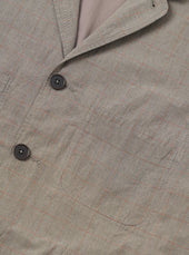 Grey Brown Wales Glen Check Barra Jacket