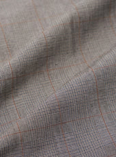 Grey Brown Wales Glen Check Ns Bomber Jacket