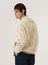 3d Flower Ns Bomber Jacket